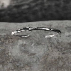 flow cuff bracelet, handmade sterling silver jewelry 925, ασημενια κοσμηματα, βραχιόλια γυναικεία, organic design, oxidized silver