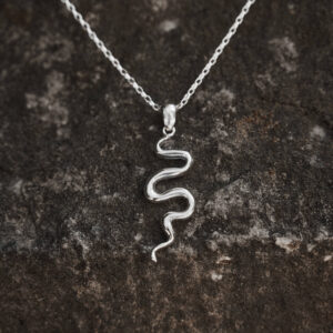slither pendant necklace, snake jewelry, handmade sterling silver 925 jewelry, women jewellery, γυναικεια κοσμηματα, κολιε, χειροποιητα κοσμηματα απο ασημι 925